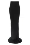 Rick Owens High-waisted Floor-length Skirt With Seam Detailing In Black