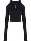 Rick Owens Jersey Ls Prong In Black