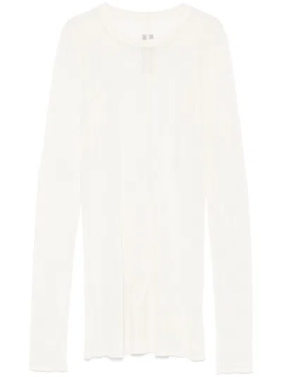 Rick Owens Jersey Rib In White