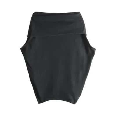 Pre-owned Rick Owens Jersey Shroud T-shirt 'black' | Women's Size 40