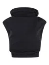 Rick Owens Women Jersey Shroud T-shirt In Black