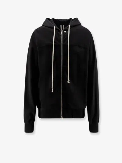 Rick Owens Jersey Windbreaker Jacket In Black