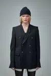 Rick Owens Jmf Blazer In Black