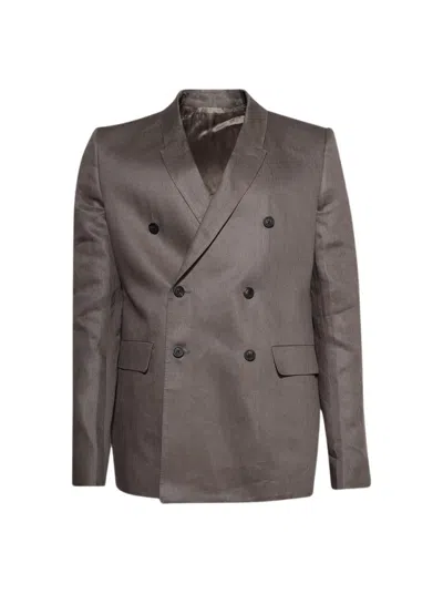Rick Owens Jmf Blazer Dust In Grey