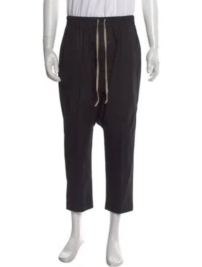 Pre-owned Rick Owens Jogger Shorts In Black