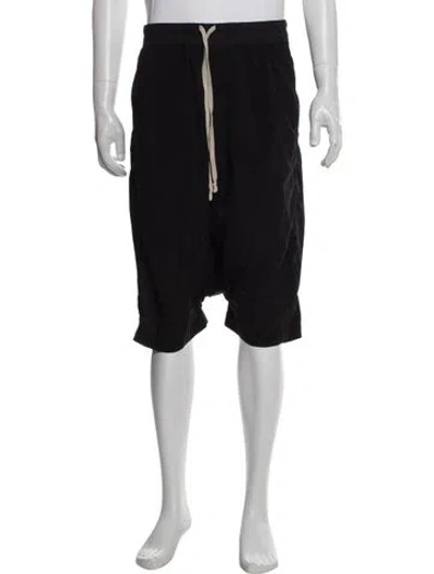 Pre-owned Rick Owens Jogger Shorts In Black