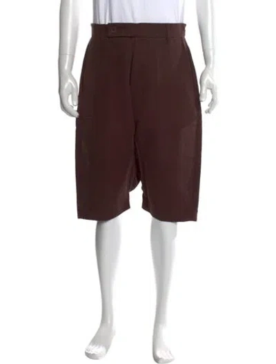 Pre-owned Rick Owens Jogger Shorts In Brown