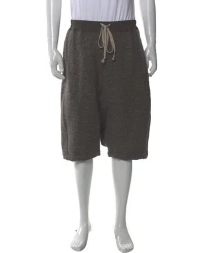 Pre-owned Rick Owens Jogger Shorts In Gray