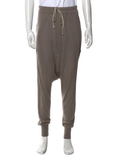 Pre-owned Rick Owens Joggers In Neutral