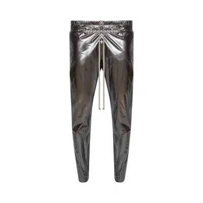 Pre-owned Rick Owens Joggers 'silver'