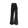 Rick Owens 'joris' Denim And Canvas Pants In Black