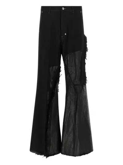 RICK OWENS JORIS FRINGED JEANS