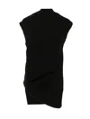 Rick Owens Jumbo Babel Ribbed-knit Vest In Black