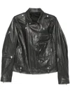 Rick Owens Jumbo Bauhaus Stooges Biker Jacket In Black