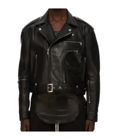 Rick Owens Jumbo Bauhaus Stooges Jacket In Black
