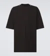 Rick Owens Relaxed Fit Oversized T-shirt With Classic Crew Neckline