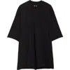 Rick Owens Jumbo Cotton Jersey T-shirt In Black
