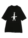 Rick Owens Jumbo Cotton T-shirt In Black