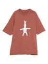 Rick Owens Jumbo Cotton T-shirt In Red