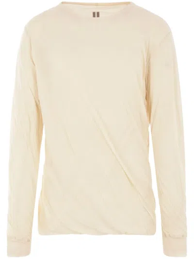 Rick Owens Jumbo Double T-shirt In White