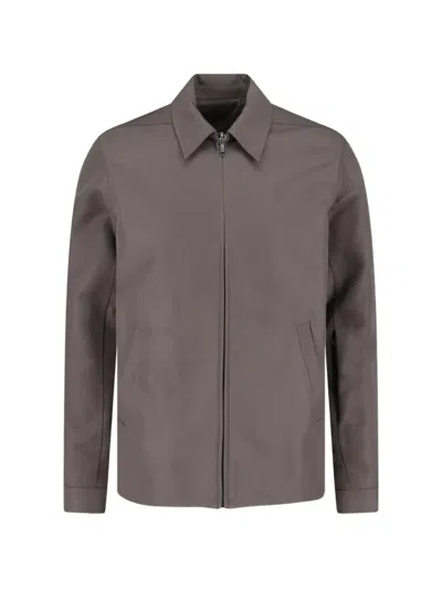 Rick Owens Jumbo Faun Snap-closures Shirt In Brown