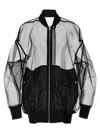 Rick Owens Jumbo Flight Casual Jackets And Parka Black In Black