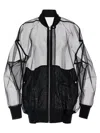 Rick Owens Jumbo Flight Casual Jackets And Parka Black In Black
