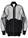 Rick Owens Jumbo Flight Casual Jackets And Parka Black In Schwarz