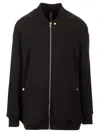 Rick Owens Oversized Flight Sweatshirt Ribbed Finish In Black