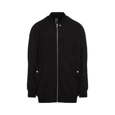 Rick Owens Jumbo Flight Sweatshirt For Men In Black