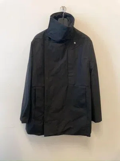 Rick Owens Jumbo Funnel-neck Down Coat In Black