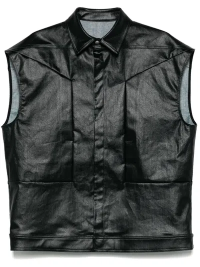 Rick Owens Jumbo Gilet In Black