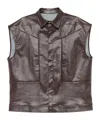 Rick Owens Jumbo Gilet In Gray