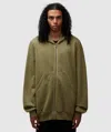 Rick Owens Jumbo Gimp Hoodie In Sage