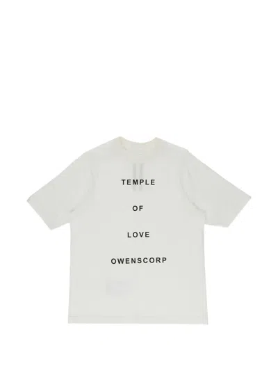 Rick Owens Kids' Jumbo Graphic T-shirt In White