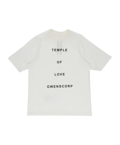 Rick Owens Kids' Short-sleeved T-shirt In White