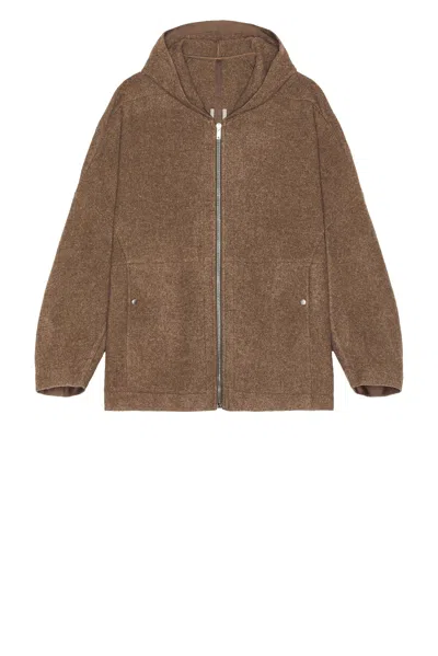 Rick Owens Jumbo Hooded Peter In Fawn