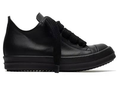 Pre-owned Rick Owens Jumbo Laced Low All (women's) Sneakers In Black