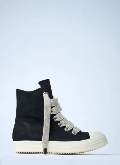 Rick Owens Jumbo Laced Sneakers In Black