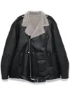 Rick Owens Jumbo Luke Stooges Jacket In 908 Black/pearl