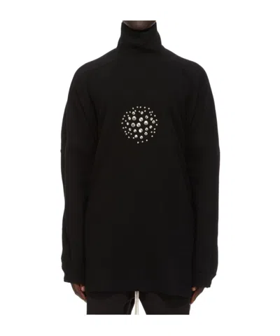 Rick Owens Jumbo Orb Sweatshirt In Black
