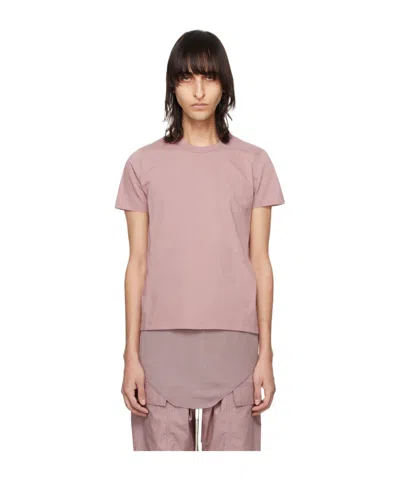 Rick Owens Jumbo Organic Cotton T-shirt In Pink