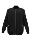 Rick Owens Jumbo Peter Flight Distressed Cotton Jacket