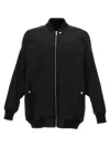 Rick Owens Jumbo Peter Flight Distressed Cotton Jacket
