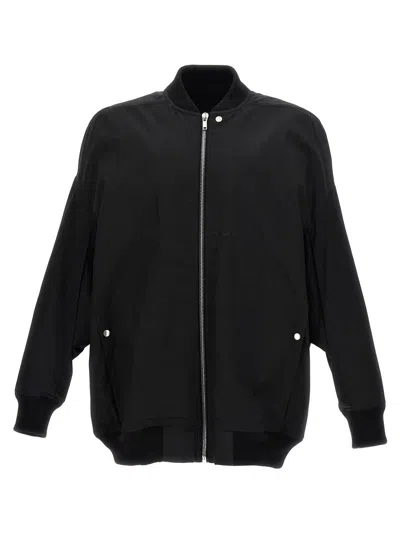 Rick Owens 'jumbo Peter Flight' Jacket In Black