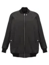 Rick Owens Long-sleeved Casual Jacket In Black