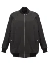 Rick Owens Long-sleeved Casual Jacket In Black