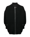 Rick Owens Jumbo Peter Flight Jacket In Black