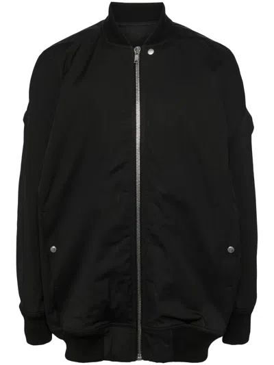 Rick Owens Jumbo Peter Flight Jacket In Black