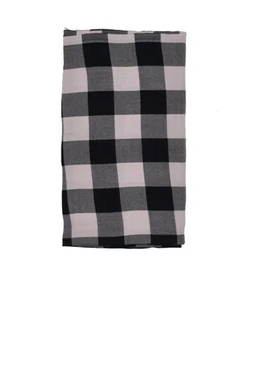Rick Owens Jumbo Plaid 190x85 In Gray